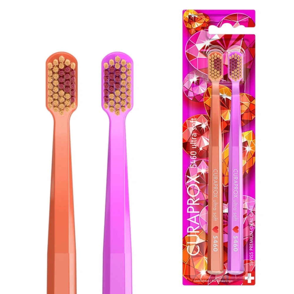 Набор зубных щёток Curaprox 5460 Duo Love 2026